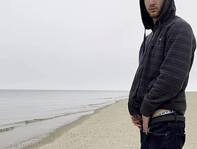Whipping Cock Out at the Beach
