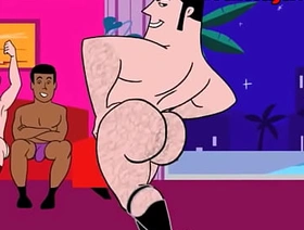 Desenho de Sexo Gay a Festinha G