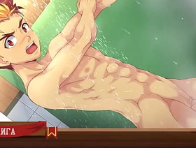Game: Friends Camp path 2, part 5 - In the shower with Taiga (russian voiceover)