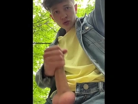 The ART of the SOLO MALE ORGASM - the Hottest Outdoor Cum Compilation 