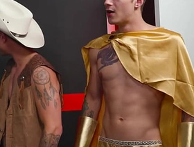 NextDoorBuddies - Hunk Cowboy Gives It To Sexy Muscle Jock Gladiator