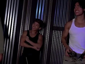 Behind the scene action with naughty gays Jay Wu and Ander Wolfson