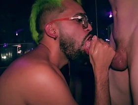 Camilo Brown Giving an Amazing Cum Swap Blowjob To Big Cock Beautiful Twink Nicolas Mucci
