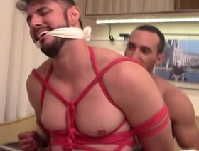 Peter bound and gagged tickled by Victor undefined free