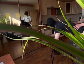 Scoout007 - Bican fucking on the kitchen counter!