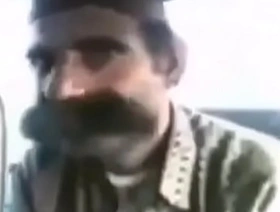 Big moustache Arab man