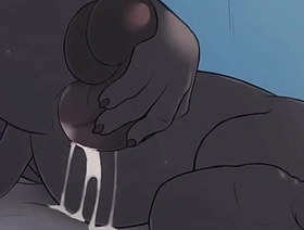 Gran pantera negra se da autoplacer