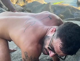Fernando Brutto dando gostoso na praia de Abricó