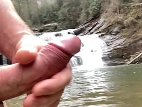 Hiking miles masturbating