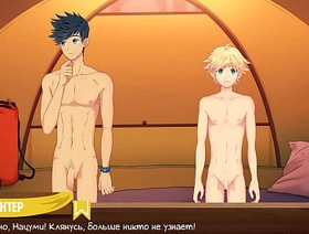 Game: Friends Camp. Episode 14. Conversation with Hunter (Russian voice acting)