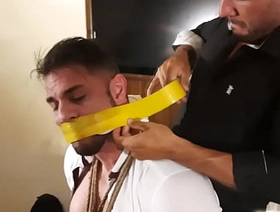 Peter tied up and gagged by Victor undefined PREVIEW