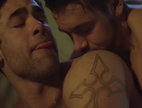 Dante Colle fucks his stepbrother Lucas Leons horny ass on the couch and roughly makes him moan loud