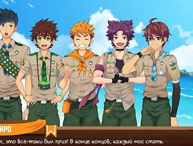 Game: Friends Camp, Episode 10 - Going to the beach (Russian voice acting)