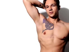 The super cute gay hunk Jayden Marcos is answering questions about intimacy and masturbation, as well as demonstrating his technique when he is jerking off